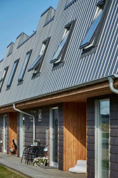 Einzigartiger Wohnbebauung mit spannenden Materialkombinationen, Havdrup Alle, DK-4622 Havdrup